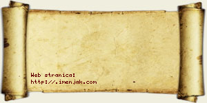 Alimpije Perošević vizit kartica